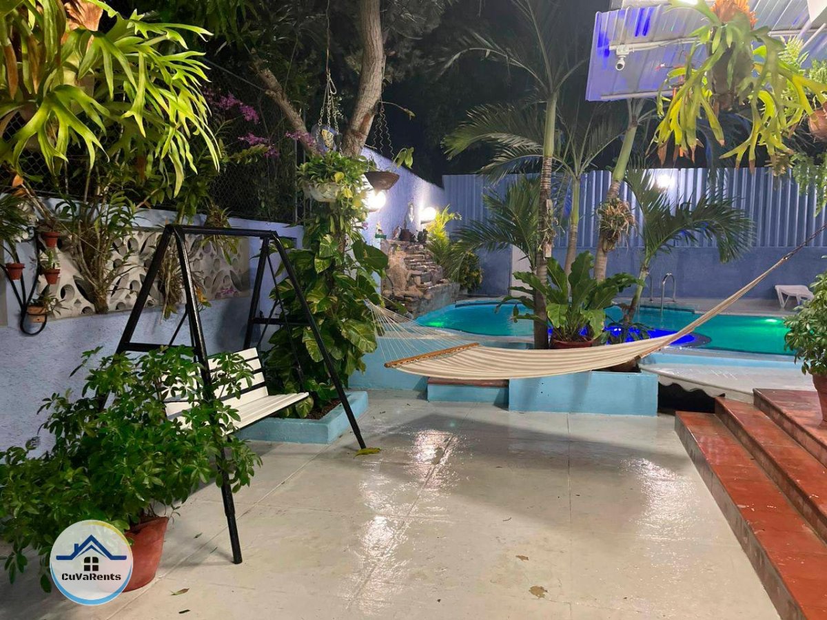 Imagen 3 de Alquiler de Casa en la Playa de Guanabo, La Habana – Amplia, con Piscina y Terraza a 350m del Mar