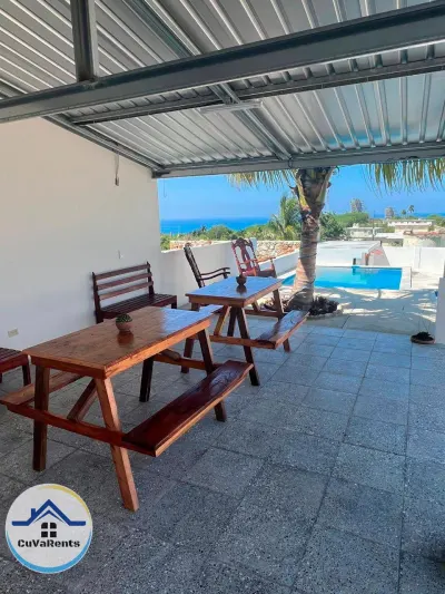 Miniatura 2 - Alquiler de Casa con Piscina en Guanabo, La Habana – Vista al Mar