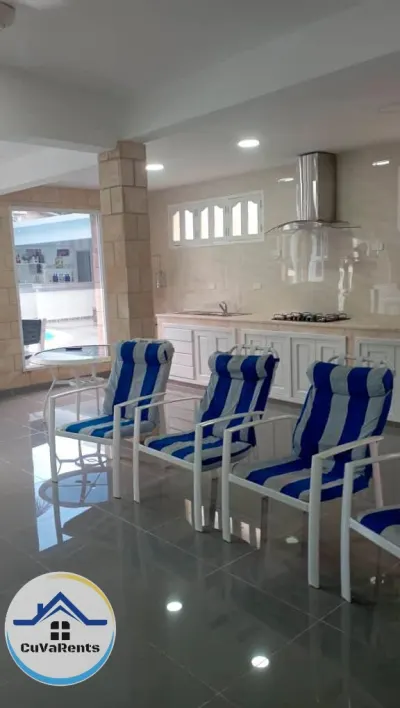 Miniatura 5 - Alquiler de Casa de Lujo con Piscina en la Playa de Guanabo, La Habana – 6 Habitaciones y Jacuzzi