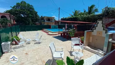 Miniatura 4 - Alquiler de Casa en la Playa de Guanabo, La Habana – 5 Habitaciones, Piscina y Terraza