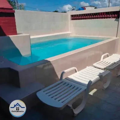 Miniatura 2 - Alquiler de casa con piscina en Guanabo, La Habana – A solo 2 cuadras del mar