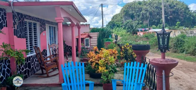 Renta de casa en el paisaje rural de Viñales, Pinar del Río., casa particular en Viñales, Pinar del Río