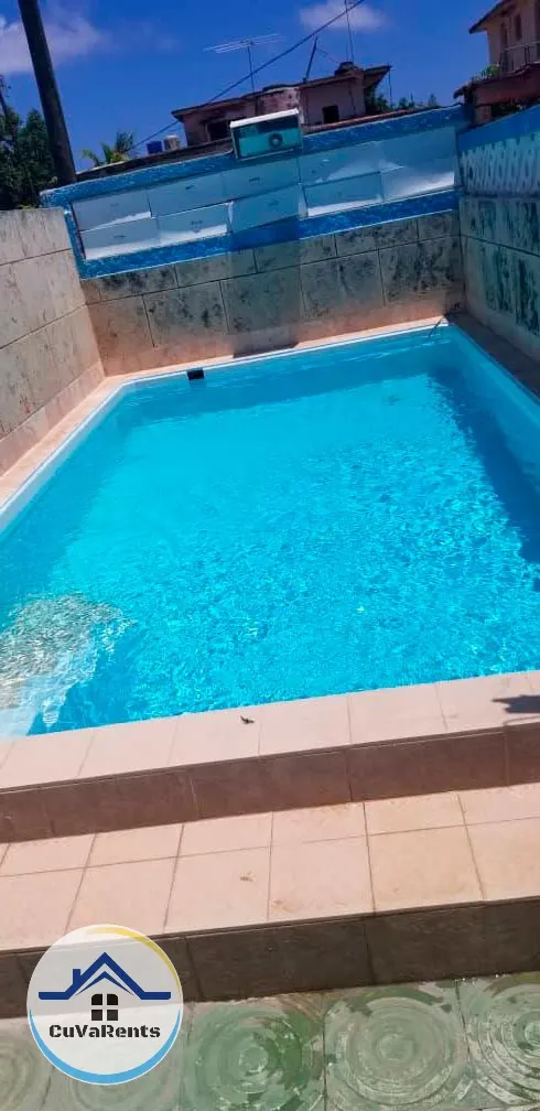 Alquiler de apartamento con piscina en Guanabo, La Habana – A solo 3 cuadras de la playa, casa particular en Guanabo, La Habana