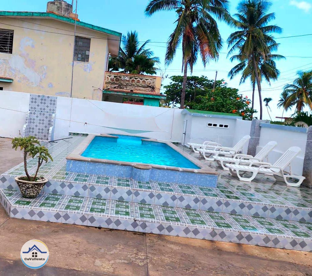 Alquiler de casa con piscina en Boca Ciega, La Habana  - Casa particular en Boca Ciega, La Habana, Cuba
